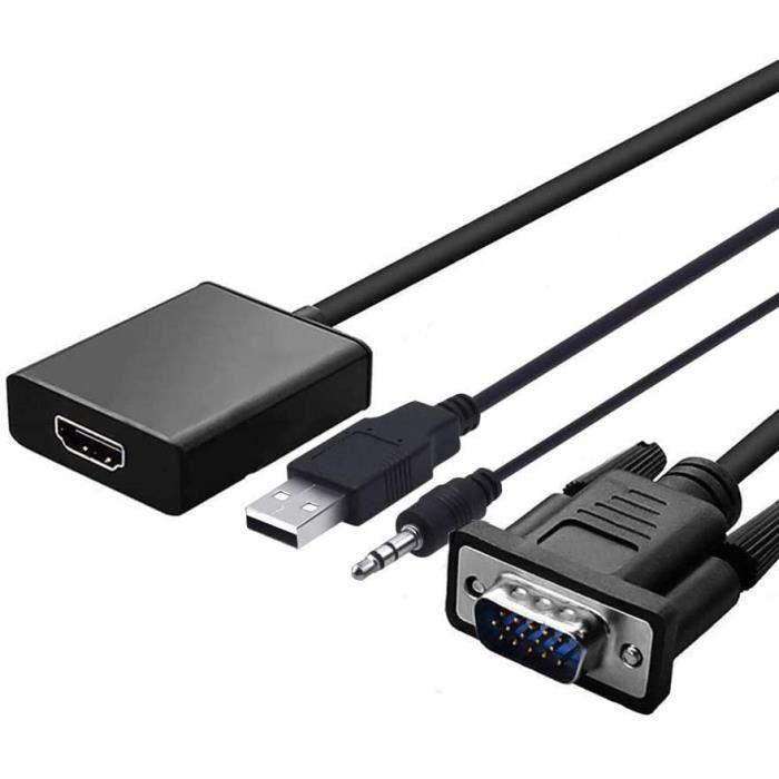 ADAPTATEUR VGA VERS HDMI