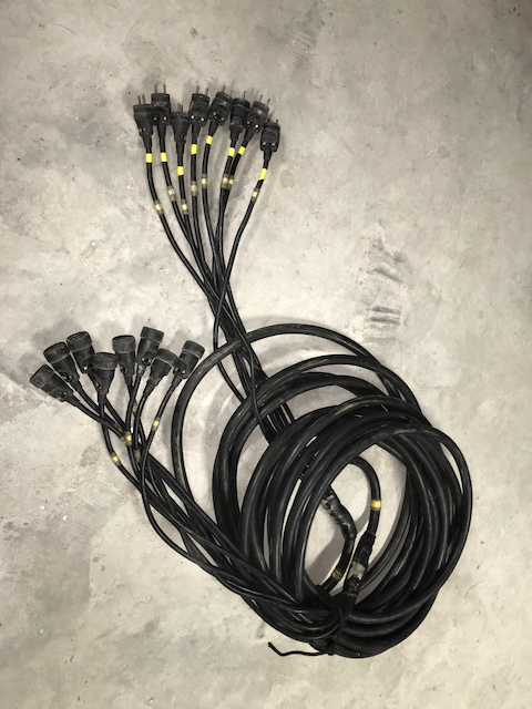 Cable 8. circuits 18G2.5 épanoui mâle/femelle 25m