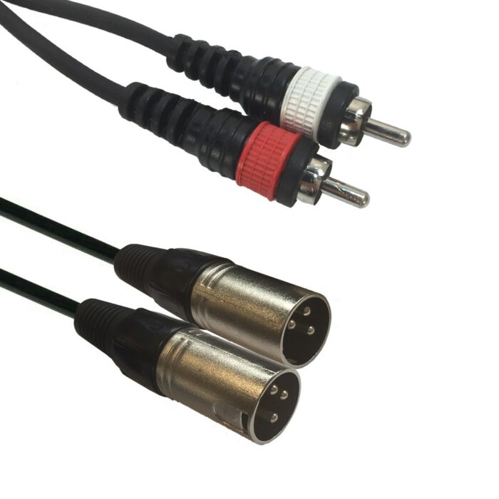 2 CINCH / 2 XLR M