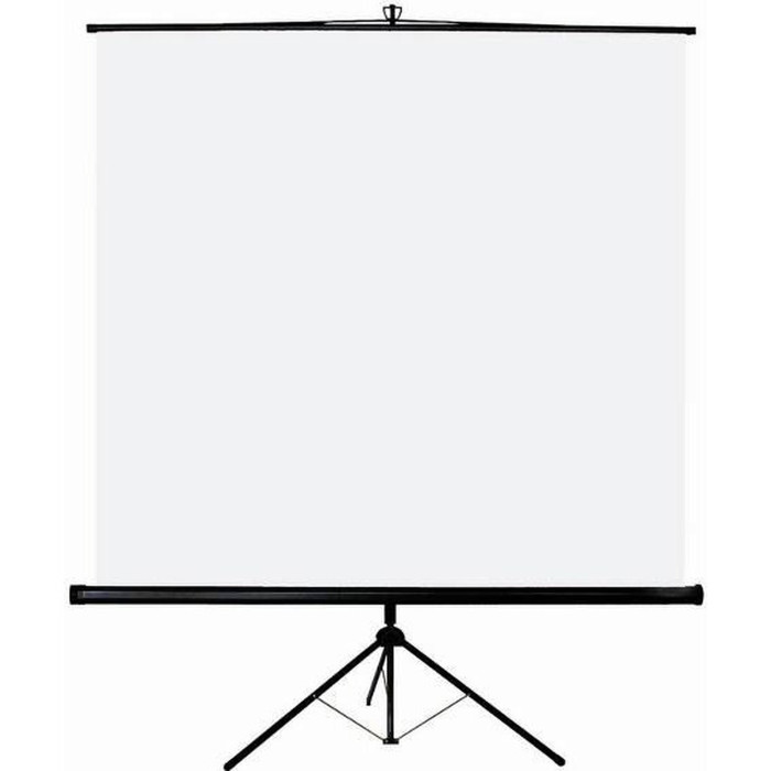 ECRAN VIDEO 1/1 PLIABLE SUR PIED 1,6m x 1,6m