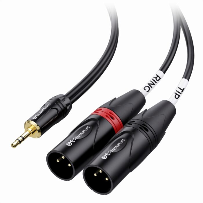 MINI JACK / 2 XLR M