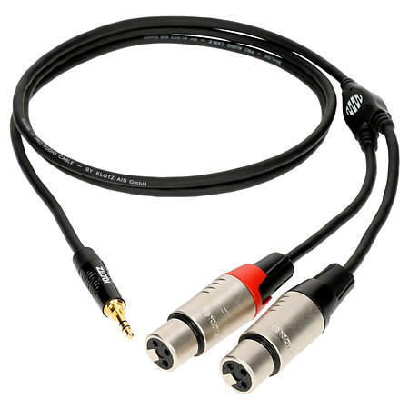 MINI JACK / 2 XLR F